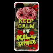 Coque Blackberry Z10 Keep Calm and Kill Zombies camouflage