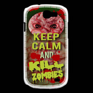 Coque Samsung Galaxy Express Keep Calm and Kill Zombies Cervelle