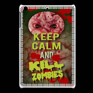 Coque iPadMini Keep Calm and Kill Zombies Cervelle
