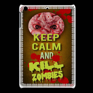 Coque iPadMini Keep Calm and Kill Zombies Orange
