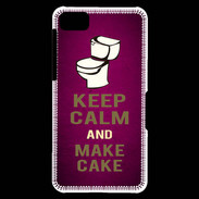 Coque Blackberry Z10 Keep Calm and Make cake Rose