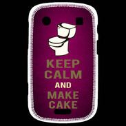 Coque Blackberry Bold 9900 Keep Calm and Make cake Rose