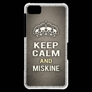 Coque Blackberry Z10 Keep Calm and Miskine Gris