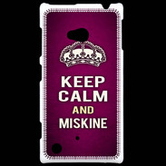 Coque Nokia Lumia 720 Keep Calm and Miskine Rose