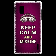 Coque LG Optimus G Keep Calm and Miskine Rose