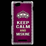 Coque Sony Xperia M Keep Calm and Miskine Rose