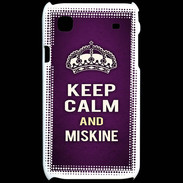 Coque Samsung Galaxy S Keep Calm and Miskine Violet
