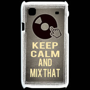 Coque Samsung Galaxy S Keep calm and Mix That Gris
