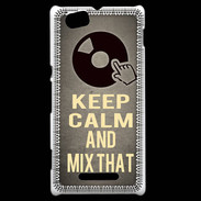 Coque Sony Xperia M Keep calm and Mix That Gris