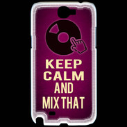 Coque Samsung Galaxy Note 2 Keep Calm and Mix That Rose