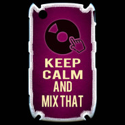 Coque Blackberry 8520 Keep Calm and Mix That Rose