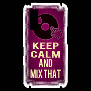 Coque Samsung Player One Keep Calm and Mix That Rose