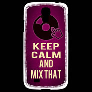Coque Samsung Galaxy S4 Keep Calm and Mix That Rose