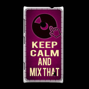 Coque Nokia Lumia 520 Keep Calm and Mix That Rose