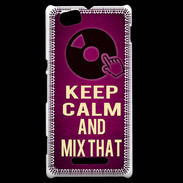 Coque Sony Xperia M Keep Calm and Mix That Rose