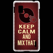Coque LG Optimus G Keep Calm and Mix That Rouge