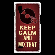Coque LG Optimus L9 Keep Calm and Mix That Rouge