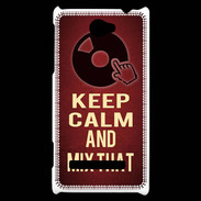 Coque HTC Windows Phone 8S Keep Calm and Mix That Rouge