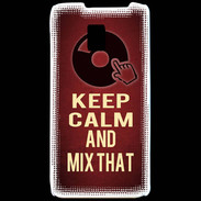 Coque LG P990 Keep Calm and Mix That Rouge