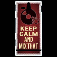 Coque Sony Xperia U Keep Calm and Mix That Rouge