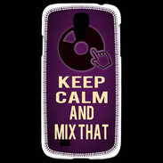 Coque Samsung Galaxy S4 Keep Calm and Mix That Violet