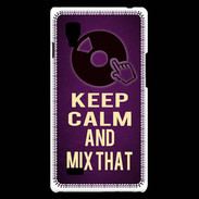 Coque LG Optimus L9 Keep Calm and Mix That Violet