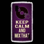 Coque LG Nexus 4 Keep Calm and Mix That Violet