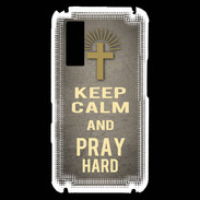 Coque Samsung Player One Keep Calm and Pray Christian Gris