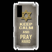 Coque Samsung Player One Keep Calm and Pray jewish Gris