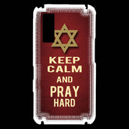 Coque Samsung Player One Keep Calm and Pray jewish Rouge