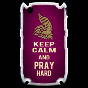 Coque Blackberry 8520 Keep Calm and Pray Muslim Rose