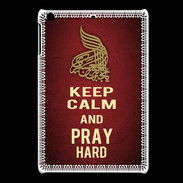 Coque iPadMini Keep Calm and Pray Muslim Rouge