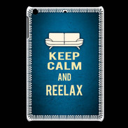 Coque iPadMini Keep Calm and Be Reelax Bleu