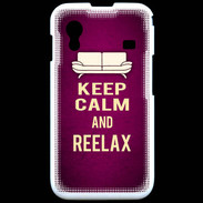 Coque Samsung ACE S5830 Keep Calm and Reelax Rose