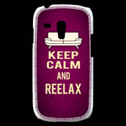 Coque Samsung Galaxy S3 Mini Keep Calm and Reelax Rose