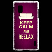 Coque LG Optimus G Keep Calm and Reelax Rose