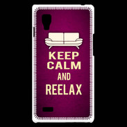 Coque LG Optimus L9 Keep Calm and Reelax Rose