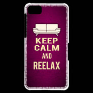 Coque Blackberry Z10 Keep Calm and Reelax Rose
