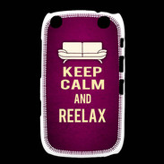 Coque Blackberry Curve 9320 Keep Calm and Reelax Rose