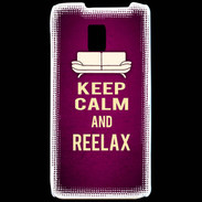 Coque LG P990 Keep Calm and Reelax Rose