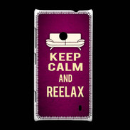 Coque Nokia Lumia 520 Keep Calm and Reelax Rose