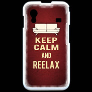 Coque Samsung ACE S5830 Keep Calm and Reelax Rouge