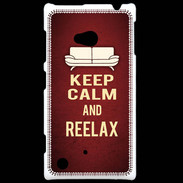 Coque Nokia Lumia 720 Keep Calm and Reelax Rouge