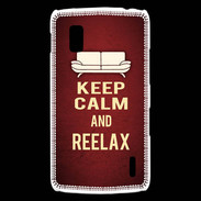 Coque LG Nexus 4 Keep Calm and Reelax Rouge