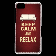 Coque Blackberry Z10 Keep Calm and Reelax Rouge