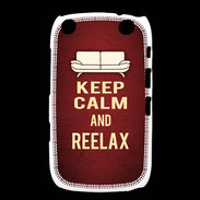 Coque Blackberry Curve 9320 Keep Calm and Reelax Rouge