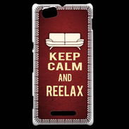 Coque Sony Xperia M Keep Calm and Reelax Rouge