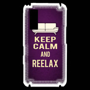 Coque Samsung Player One Keep Calm and Reelax Violet