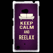 Coque Nokia Lumia 720 Keep Calm and Reelax Violet