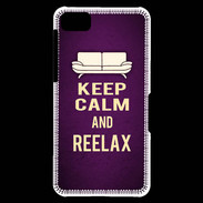 Coque Blackberry Z10 Keep Calm and Reelax Violet
